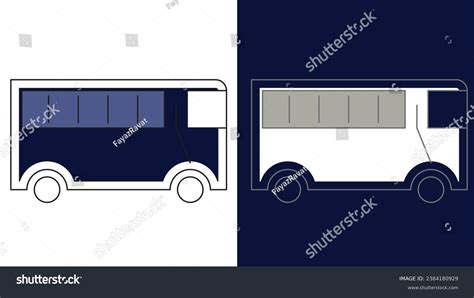 Cute School Bus Logo Template Vector Stock Vector (Royalty Free) 2384180929 | Shutterstock