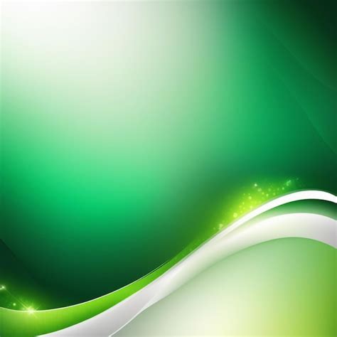 Premium Photo Green White Gradient Background With Curves Has A Bokeh