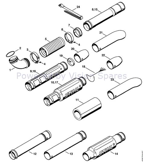 Stihl Backpack Blower Parts Diagram