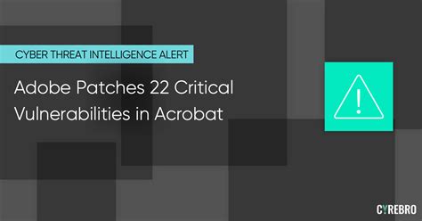 Adobe Patches 22 Critical Vulnerabilities In Acrobat Cyrebro