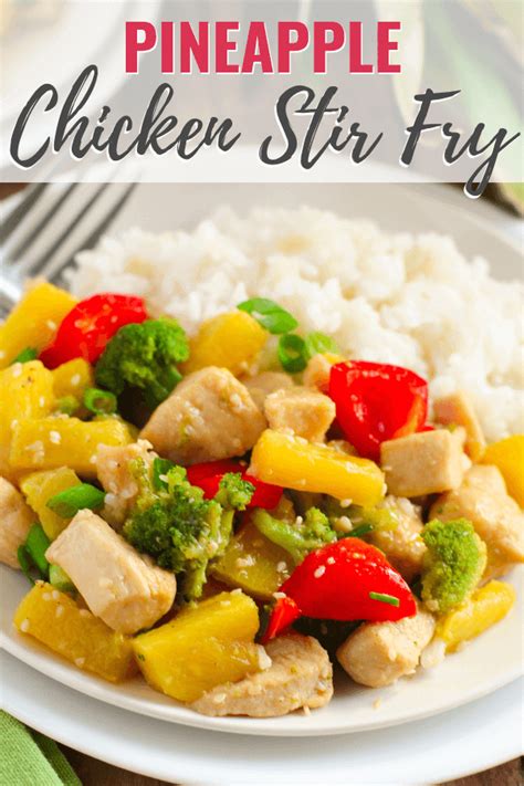 Pineapple Chicken Stir Fry It Is A Keeper