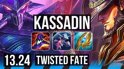 KASSADIN Vs TWISTED FATE MID 300 Games Dominating EUW Master