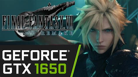 Final Fantasy VII 7 Remake DX12 GTX 1650 4GB PC Performance TEST