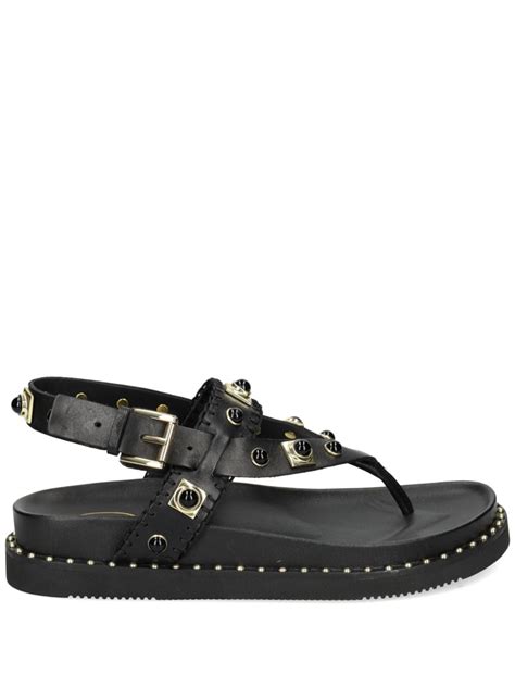 Ash Uteca Stud Embellished Leather Sandals Farfetch