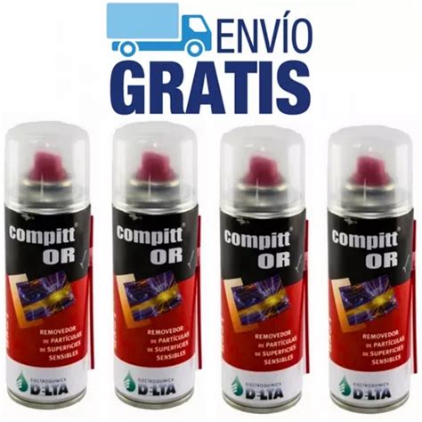 Aire Comprimido Aerosol Removedor Particulas Compitt Or 180