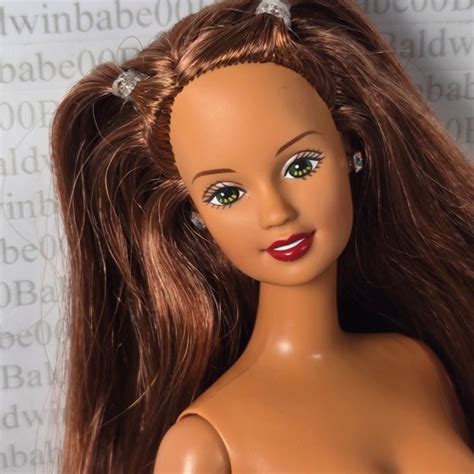 F NUDE BARBIE AUBURN GREEN EYES GLAM N GROOM TERESA DOLL FOR OOAK EBay
