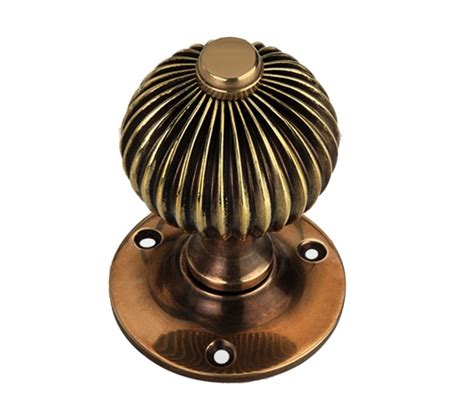 Spira Brass Regency Mortice Door Knob 60mm Aged Brass Sb2111ab Sold In Pairs From Door