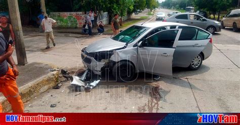 Hoy Tamaulipas Accidente En Tamaulipas Chocan Dos Carros En El Norte