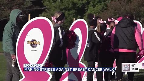 American Cancer Society Hosts Making Strides Against Breast Cancer Walk Youtube