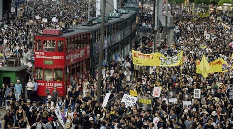 Timeline Hong Kongs July 1 Carnival Of Dissent How 17 Years Of