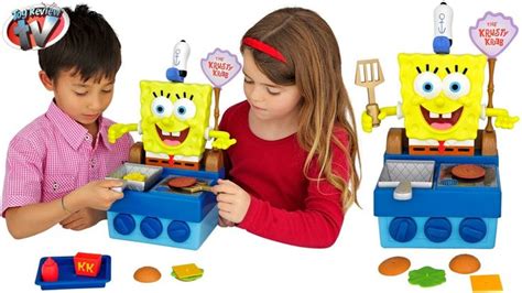 SPONGEBOB SQUAREPANTS Talking Krabby Patty Maker Playset Spongebob TOYS ...