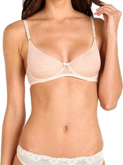 Timpa Womens Mesh Underwire Demi Bra At Amazon Womens Clothing Store Bras