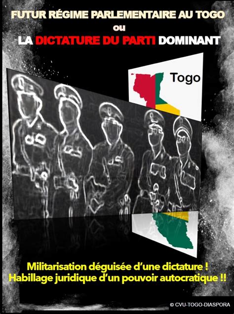 TOGO Référendum sanction du futur régime parlementaire au Togo Le Club