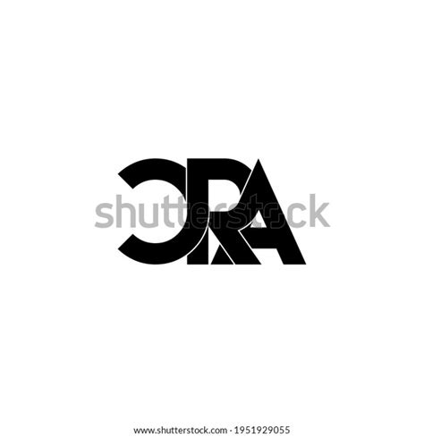 Cra Letter Original Monogram Logo Design Stock Vector (Royalty Free ...