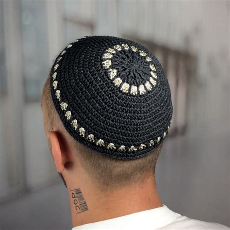 Frik Kippah Large Kippah Jew Custom Crochet Kippot Vs Yarmulke Etsy