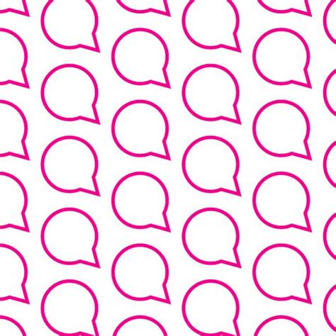 Speech Bubble Seamless Pattern Public Domain Vectors