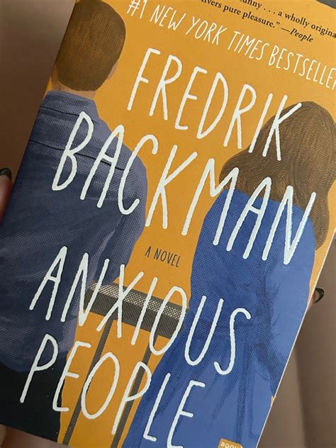 Anxious People Book By Fredrik Backman Hobbies Toys Books