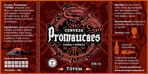 Etiqueta Para Cerveza Artesanal Promaucaes Behance