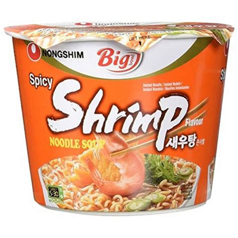 Nongshim Spicy Shrimp Cup Noodle Soup 115g Danmad