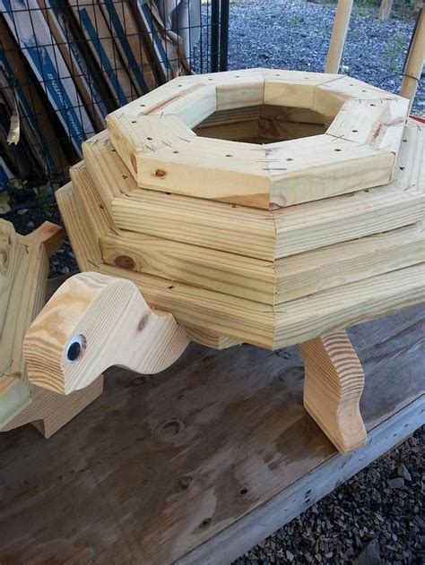 Turtle Planter Woodworking Project By Allen Newman Craftisian