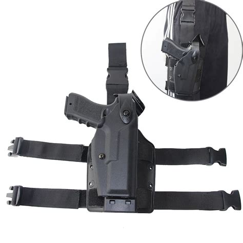 Tactical Drop Leg Holster For Glock 17 19 Colt 1911 Handk Usp Beretta M9 Sig Sauer P226 Pistols