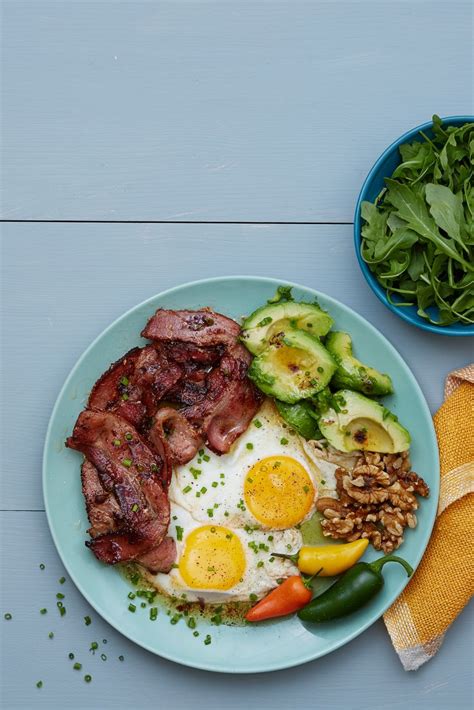 Plato Keto De Tocino Y Huevos Receta En 2019 Keto Recetas De Keto