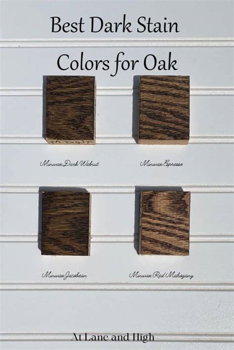 Best Wood Stains for Oak | At Lane and High