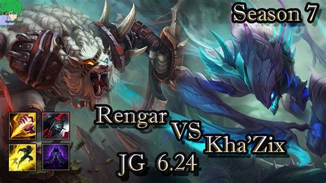 Rengar VS Kha Zix Jungle Patch 6 24 Full Gameplay 5 YouTube