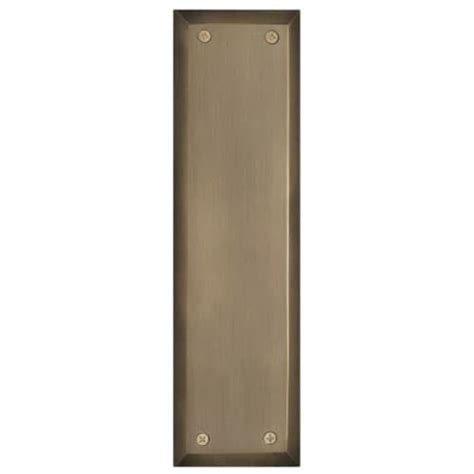 Modern Push Plate | Door Push Plate- Brass