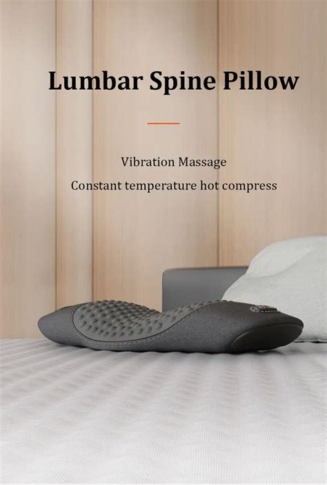 heatro electric lumbar support pillow  heat  vibration massa