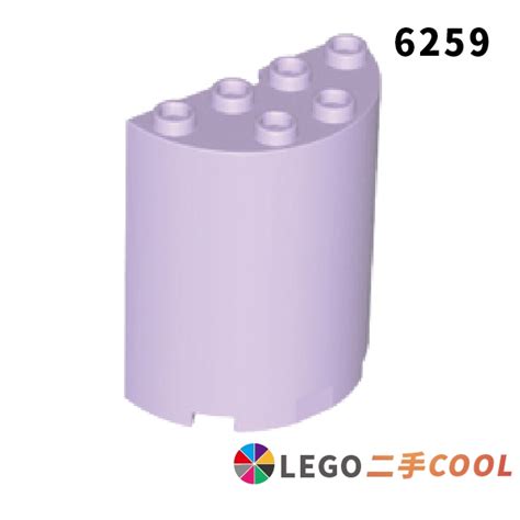 【coolpon】正版樂高 Lego【二手】cylinder Half 2x4x4 半圓柱磚 6259 6218 多色 蝦皮購物