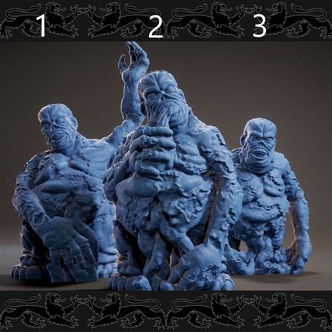 28mm 3 Styles of Manes Dnd Miniatures Dungeons & Dragons - Etsy Finland