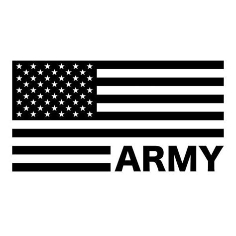 Army Us Flag Vinyl Decal Sticker For Cartruck Window Computer Militar Vector 47