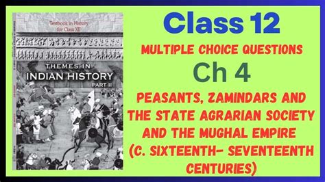 Peasants Zamindars And The State Agrarian Society And The Mughal