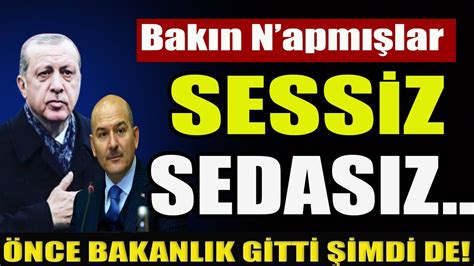 Erdoğan İle Soylu Arasında Gerginlik Önce Bakanlık Gitti Şimdi De