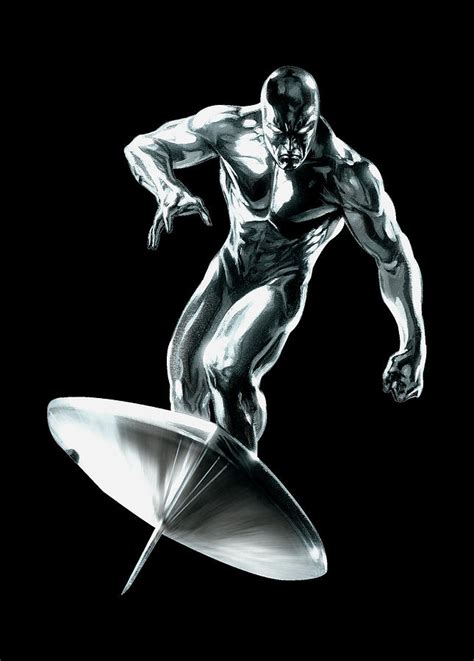 Silver Surfer Digital Art by Alger Bardon