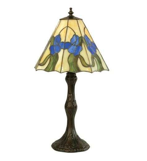 Meyda Tiffany Iris Accent Lamp Lamp Tiffany Table Lamps Stained Glass Lamps