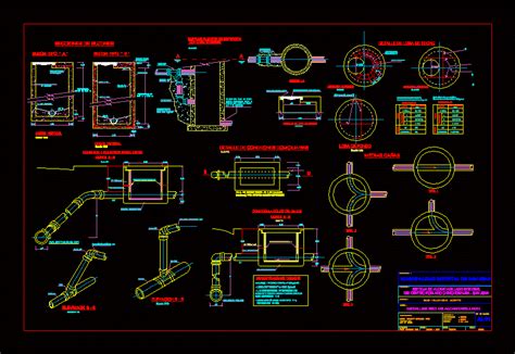 Sewer Network Details In DWG 145 97 KB CAD Library