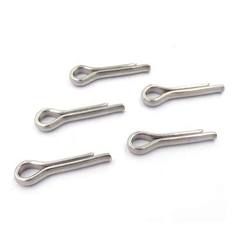 Custom Stainless Steel Din94 Round Flat Head Safety Lock Clevis Pin China Pin And Slotted Pin