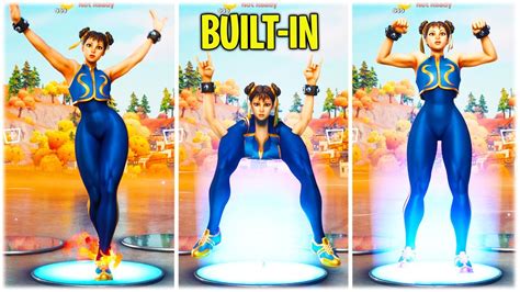 Sexy Chun Li Skin Doing All Built In Emotes 😍 ️ Youtube