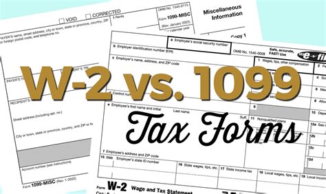 W 2 Vs 1099 Tax Forms For Crnas