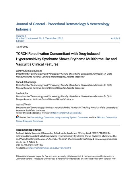 PDF TORCH Re Activation Concomitant With Drug Induced