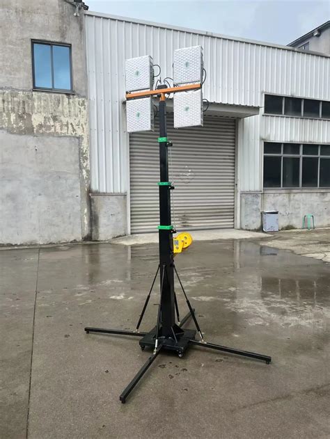 30 12m Telescoping Mast With Retractable Supporting Base Push Up Pole