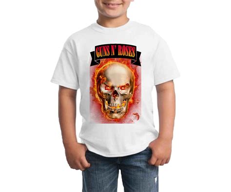 Camiseta Infantil Guns N Roses Rock Elo Produtos Especiais