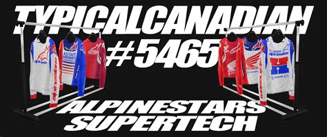 Alpinestars Supertech Honda Collection Psd Mxb Mods