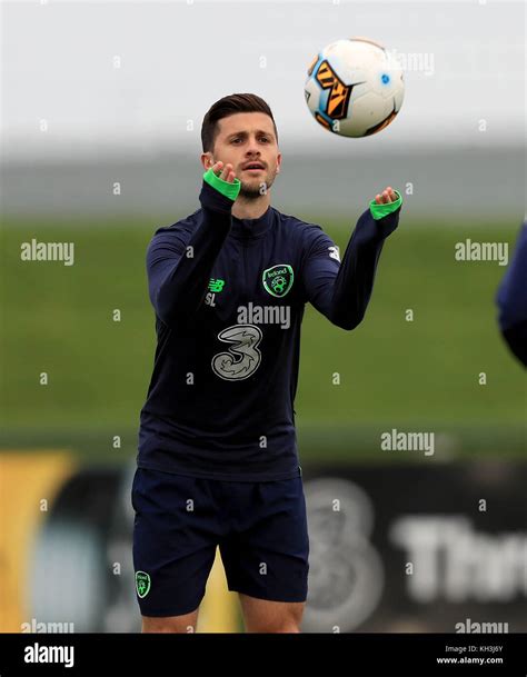 Republic Of Irelands Shane Long During A Training Session At The Fai