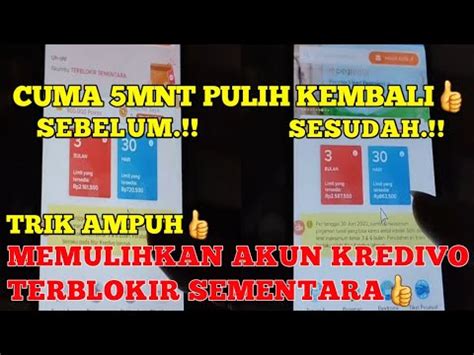 Cara Memulihkan Akun Kredivo Yang Terblokir Sementara Terbaru Youtube