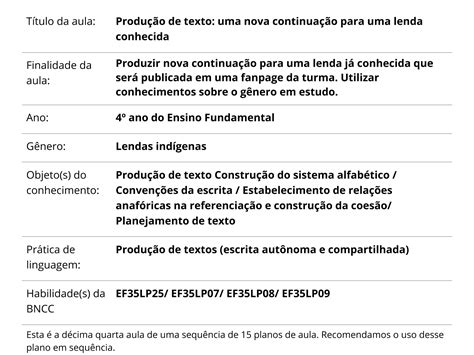 Plano De Aula Produção De Texto 4 Ano - Plano de aula - 4º ano - Produção de texto: uma nova continuação para ...