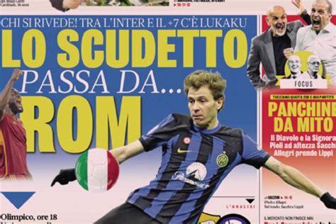 Todays Papers Inter Pass Through Roma Samardzic For Juve Kvara