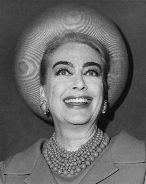 ACTRESS JOAN CRAWFORD At A Press Conference At The Savoy Hot Old